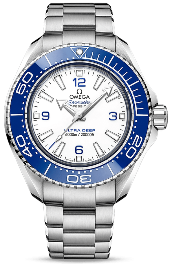  Shop Authentic Omega Planet Ocean 6000M Co Axial Master Chronometer 45.5mm White Dial Silver Steel Strap Watch for Men - 21530462104001 - Luxxuri