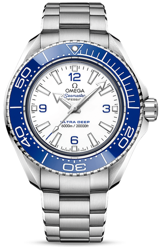  Shop Authentic Omega Planet Ocean 6000M Co Axial Master Chronometer 45.5mm White Dial Silver Steel Strap Watch for Men - 21530462104001 - Luxxuri