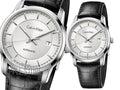  Shop Authentic Calvin Klein Infinity Silver Dial Black Leather Strap Watch for Men - K5S341C6 - Luxxuri