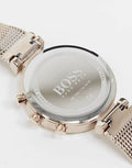  Shop Authentic Hugo Boss Flawless White Dial Gold Mesh Bracelet Watch for Women - 1502553 - Luxxuri