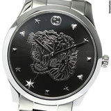  Shop Authentic Gucci G Timeless Diamonds Black Dial Silver Steel Strap Watch For Women - YA1264125 - Luxxuri