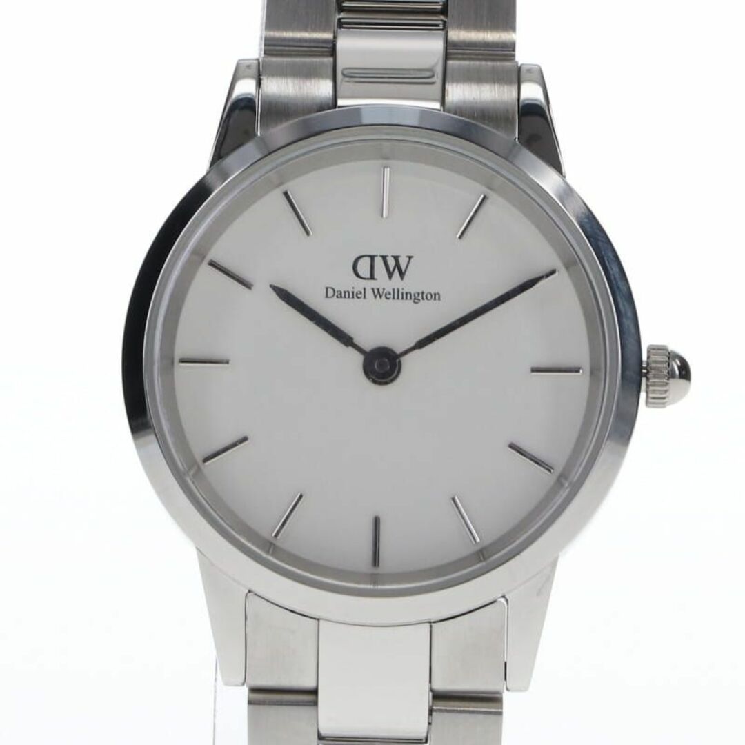  Shop Authentic Daniel Wellington Iconic Link White Dial Silver Steel Strap Watch For Women - DW00100207 - Luxxuri