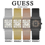  Shop Authentic Guess Highline Black Dial Black Mesh Bracelet Watch for Women - W0826L4 - Luxxuri