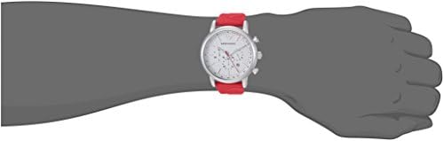  Shop Authentic Emporio Armani Luigi Chronograph White Dial Red Rubber Strap Watch For Men - AR11021 - Luxxuri