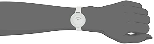  Shop Authentic Calvin Klein Chic White Dial White Leather Strap Watch for Women - K7N23TK2 - Luxxuri