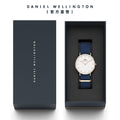  Shop Authentic Daniel Wellington Classic Bayswater White Dial Blue NATO Strap Watch For Men - DW00100276 - Luxxuri