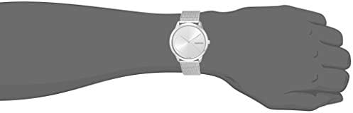  Shop Authentic Calvin Klein Minimal Silver Dial Silver Mesh Bracelet Watch for Men - K3M2112Z - Luxxuri