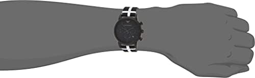  Shop Authentic Emporio Armani Classic Black Dial Black Leather Strap Watch For Men - AR1860 - Luxxuri