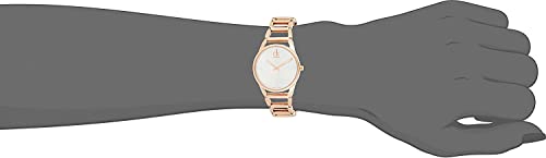 Shop Authentic Calvin Klein Stately White Dial Gold Steel Strap Watch for Women - K3G2362W - Luxxuri