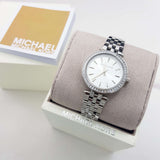  Shop Authentic Michael Kors Darci Silver Dial Silver Steel Strap Watch for Women - MK3294 - Luxxuri