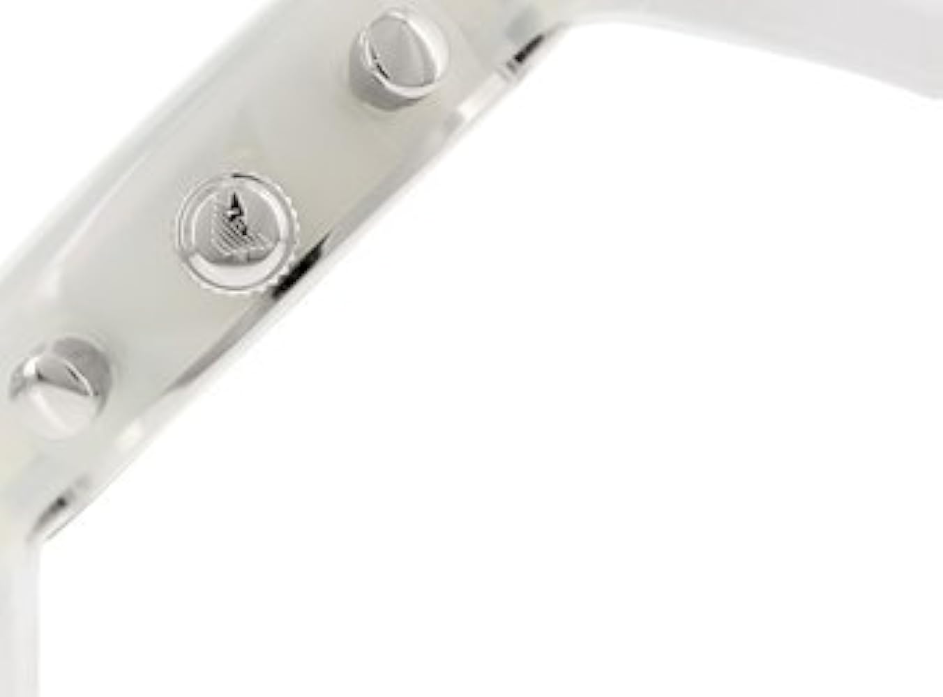  Shop Authentic Emporio Armani Classic Chronograph White Dial White Rubber Strap Watch For Men - AR1054 - Luxxuri