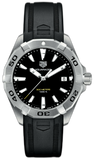  Shop Authentic Tag Heuer Aquaracer Quartz Black Dial Black Rubber Strap Watch for Men -  WBD1110.FT8021 - Luxxuri