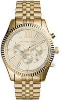  Shop Authentic Michael Kors Lexington Gold Dial Gold Steel Strap Watch for Men - MK8281 - Luxxuri