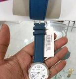  Shop Authentic Fossil Cecile White Dial Blue Leather Strap Watch for Women - AM4531 - Luxxuri