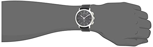  Shop Authentic Calvin Klein Posh Black Dial Black Leather Strap Watch for Men - K8Q371C1 - Luxxuri