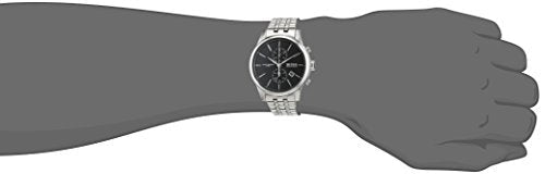  Shop Authentic Hugo Boss Jet Black Dial Silver Steel Strap Watch for Men - 1513383 - Luxxuri