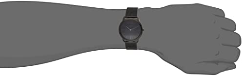  Shop Authentic Calvin Klein Minimal Black Dial Black Mesh Bracelet Watch for Men - K3M214B1 - Luxxuri