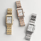  Shop Authentic Fossil Raquel Three Hand Date White Dial Gold Steel Strap Watch For Women - ES5220 - Luxxuri