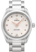  Shop Authentic Omega Seamaster Aqua Terra Quartz Diamond Silver Dial Silver Steel Strap Watch for Women - 220.10.28.60.54.001 - Luxxuri