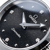  Shop Authentic Omega Seamaster Aqua Terra Quartz Diamond Black Dial Silver Steel Strap Watch for Women - 220.10.28.60.51.001 - Luxxuri