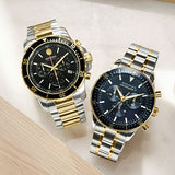  Shop Authentic Movado Series 800 Chronograph Black Dial Two Tone Steel Strap Watch For Men - 2600146 - Luxxuri