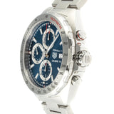  Shop Authentic Tag Heuer Formula 1 Automatic Chronograph Blue Dial Silver Strap Watch for Men - CAZ2015.BA0876 - Luxxuri