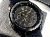 Shop Authentic Maserati Successo Black Dial Black Rubber Strap Watch For Men - R8871621011 - Luxxuri