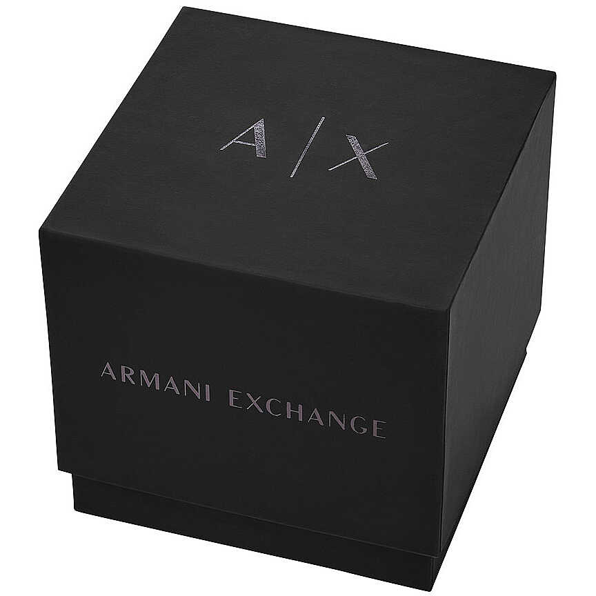  Shop Authentic Armani Exchange Hampton Chronograph Rose Gold Dial Blue Silicone Strap Watch For Men - AX1730 - Luxxuri