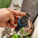  Shop Authentic Fossil FB-01 Chronograph Black Dial Grey Steel Strap Watch for Men - FS5835 - Luxxuri