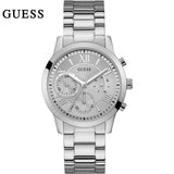 Shop Authentic Guess Hendrix Silver Dial Silver Steel Strap Watch for Men - GW0066G1 - Luxxuri