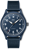  Shop Authentic IWC Pilot’s Watch Automatic "Laureus Sport for Good" Edition Blue Dial Blue Nylon Strap Watch for Men - IW328101 - Luxxuri