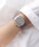  Shop Authentic Gucci Grip Quartz Silver Dial Silver Steel Strap Watch For Women - YA157401 - Luxxuri