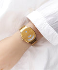  Shop Authentic Gucci Grip Yellow Gold Dial Yellow Gold Steel Strap Unisex Watch -  YA157403 - Luxxuri