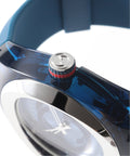  Shop Authentic Gucci Sync XXL Quartz Blue Dial Blue Rubber Strap Watch For Men - YA137104 - Luxxuri