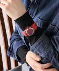  Shop Authentic Gucci Sync Quartz Red Dial Red Rubber Strap Watch For Women - YA137303 - Luxxuri