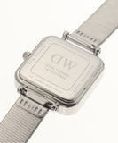  Shop Authentic Daniel Wellington Quadro Studio Black Dial Silver Mesh Strap Watch For Women - DW00100522 - Luxxuri
