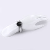  Shop Authentic Gucci Interlocking G Quartz Black Dial Black Steel Strap Watch For Women - YA133502 - Luxxuri