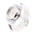  Shop Authentic Gucci Sync Quartz White Dial White Rubber Strap Unisex Watch - YA137302 - Luxxuri