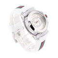  Shop Authentic Gucci Sync Quartz White Dial White Rubber Strap Unisex Watch - YA137302 - Luxxuri