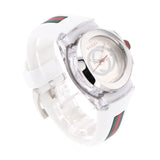  Shop Authentic Gucci Sync Quartz White Dial White Rubber Strap Unisex Watch - YA137302 - Luxxuri