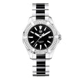  Shop Authentic Tag Heuer Aquaracer Quartz Diamonds Black Dial Two Tone Steel Strap Watch for Men - WAY131E.BA0913 - Luxxuri