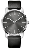  Shop Authentic Calvin Klein City Black Dial Black Leather Strap Watch for Men - K2G21107 - Luxxuri