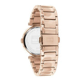  Shop Authentic Tommy Hilfiger Lynn Quartz Rose Gold Dial Rose Gold Steel Strap Watch For Women - 1782237 - Luxxuri