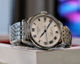  Shop Authentic Tissot Le Locle Powermatic 80 Silver Dial Silver Steel Strap Watch for Men - T006.407.11.033.03 - Luxxuri