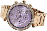  Shop Authentic Michael Kors Parker Purple Dial Rose Gold Steel Strap Watch for Women - MK6169 - Luxxuri