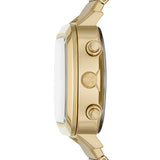  Shop Authentic Fossil Retro Analog-Digital Gold Dial Gold Steel Strap Watch for Men - FS5889 - Luxxuri