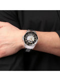  Shop Authentic Maserati SFIDA Automatic Black Dial Silver Steel Strap Watch For Men - R8823140002 - Luxxuri