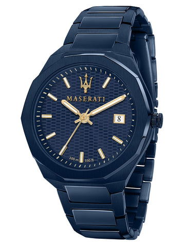  Shop Authentic Maserati Guilloche Blue Edition 42mm Stainless Steel Watch For Men - R8853141001 - Luxxuri