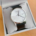  Shop Authentic Calvin Klein City White Dial Black Leather Strap Watch for Men - K2G2G1CD - Luxxuri