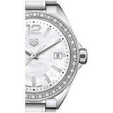  Shop Authentic Tag Heuer Formula 1 Quartz Diamonds Mother of Pearl Dial Silver Steel Strap Watch for Women - WBJ131A.BA0666 - Luxxuri